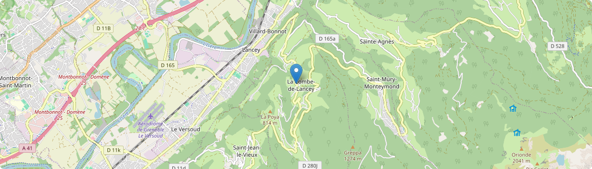 Combe-de-Lancey - Carte