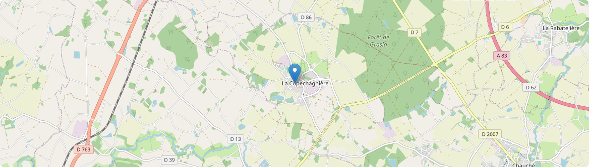 Copechagnière - Carte