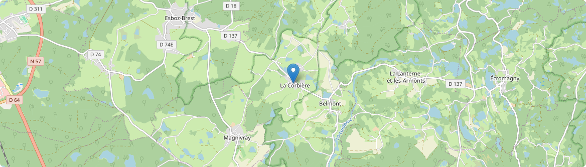Corbière - Carte