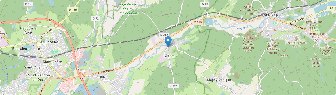 Côte - Carte