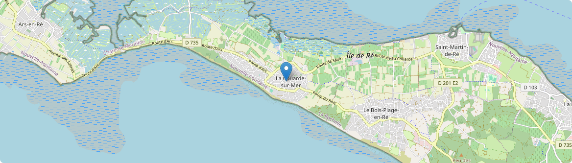 Couarde-sur-Mer - Carte