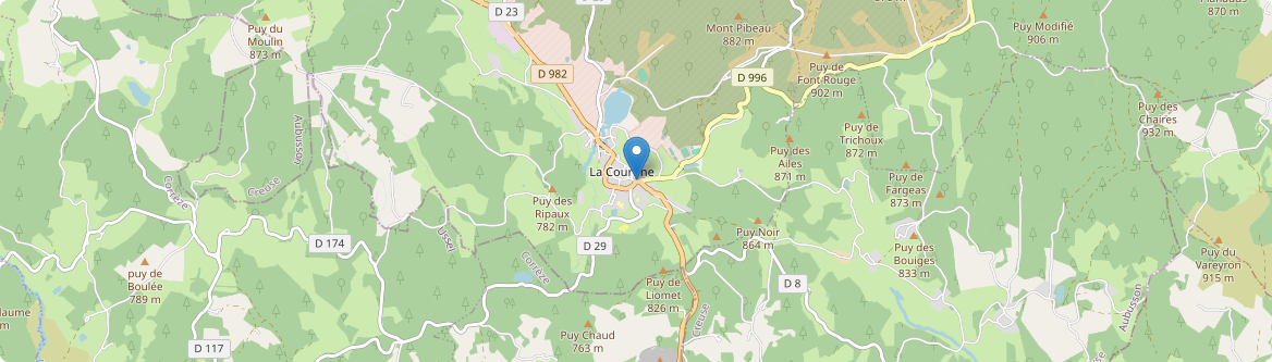 Courtine - Carte