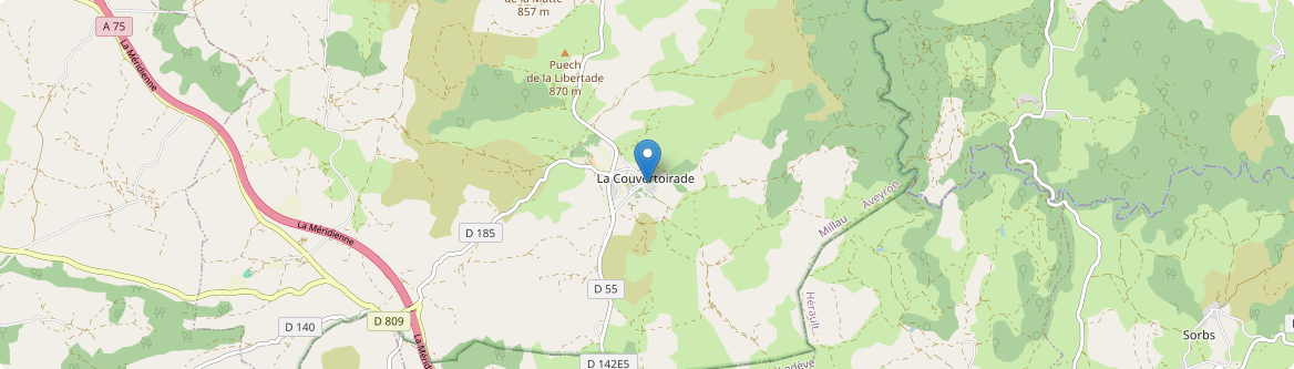 Couvertoirade - Carte