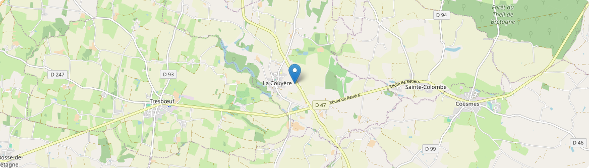 Couyère - Carte