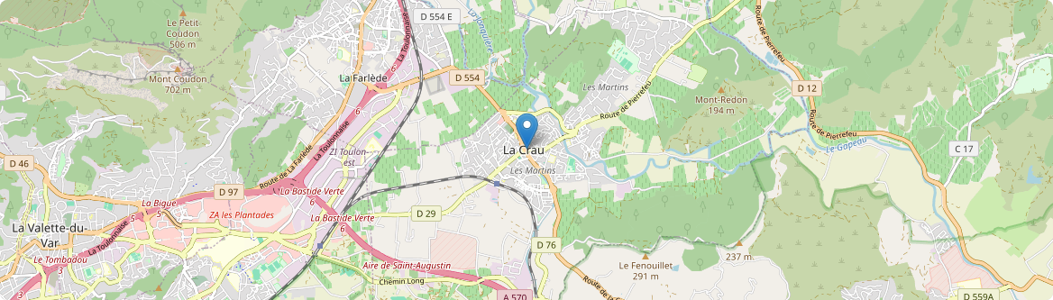 Crau - Carte