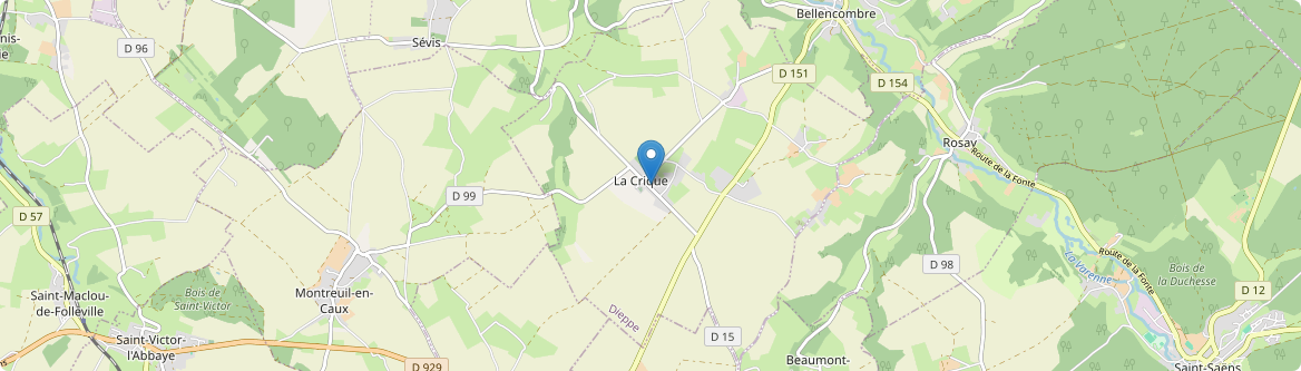 Crique - Carte