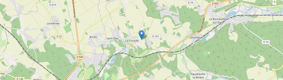 Croisille - Carte
