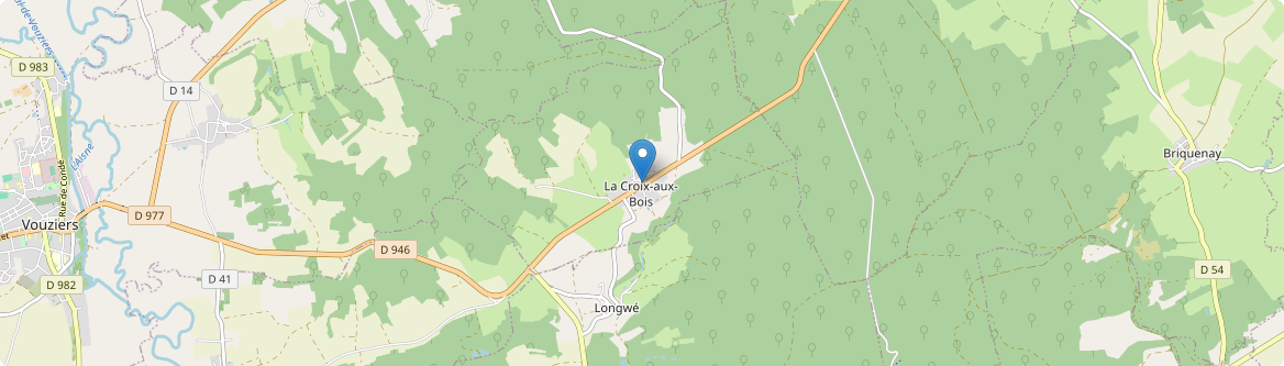 Croix-aux-Bois - Carte