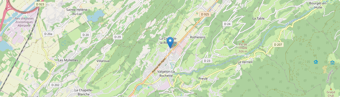 Croix-de-la-Rochette - Carte