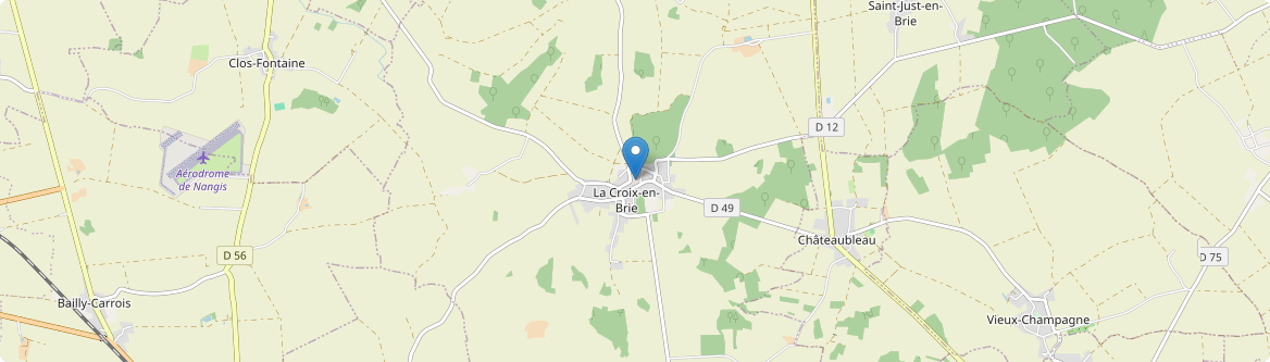 Croix-en-Brie - Carte