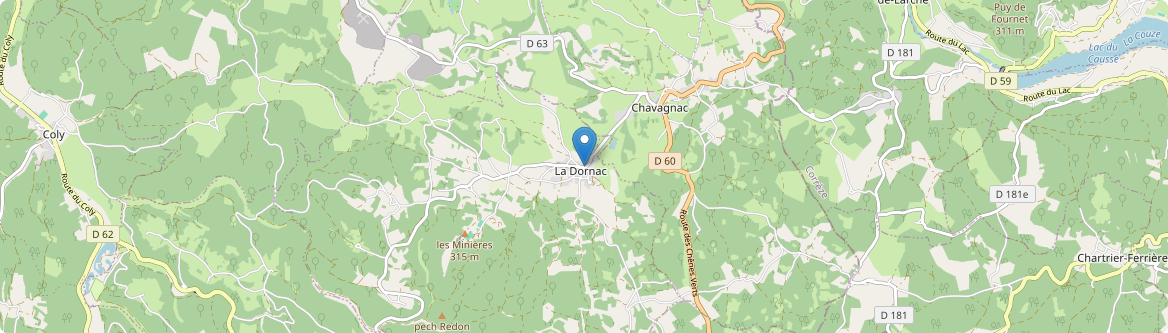 Dornac - Carte