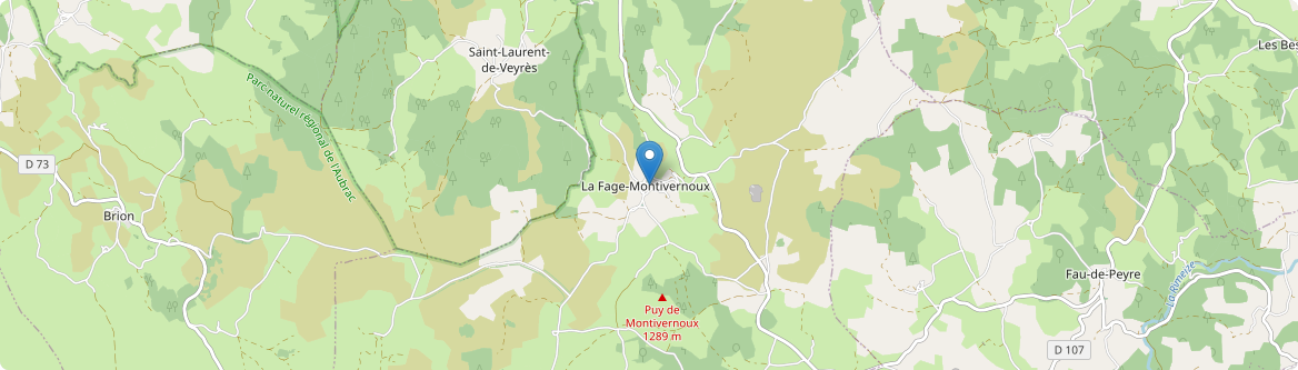 Fage-Montivernoux - Carte