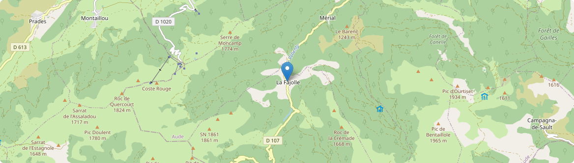 Fajolle - Carte