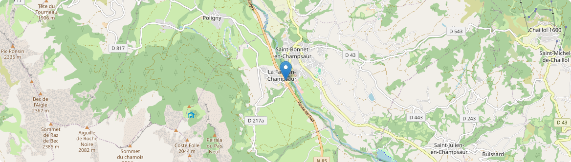 Fare-en-Champsaur - Carte