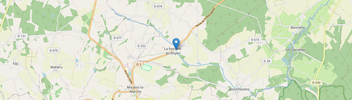 Ferrière-au-Doyen - Carte