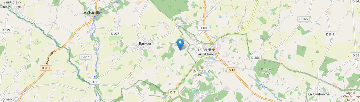 Ferrière-aux-Étangs - Carte