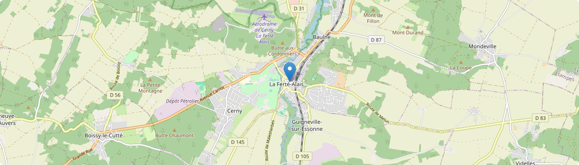 Ferté-Alais - Carte
