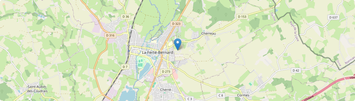 Ferté-Bernard - Carte