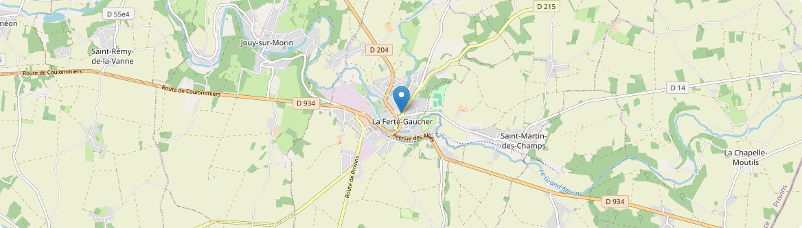 Ferté-Gaucher - Carte