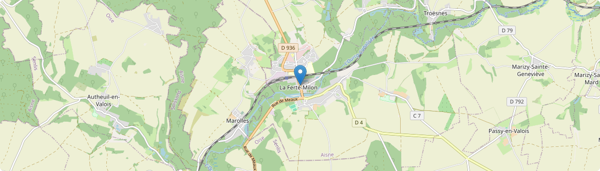 Ferté-Milon - Carte
