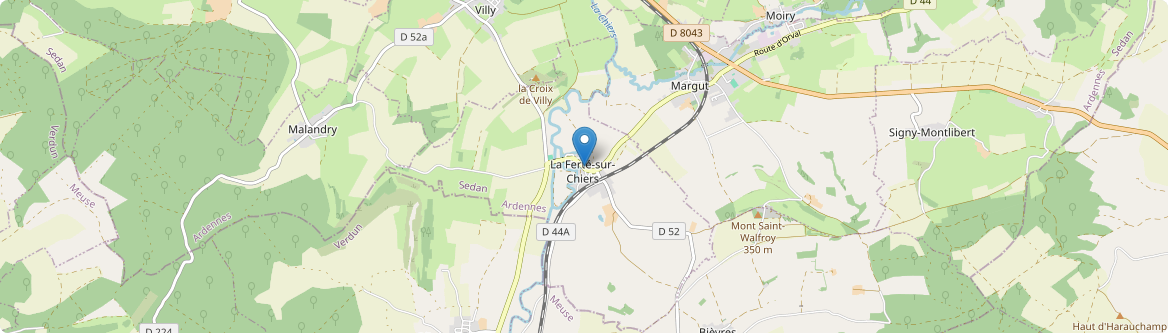 Ferté-sur-Chiers - Carte