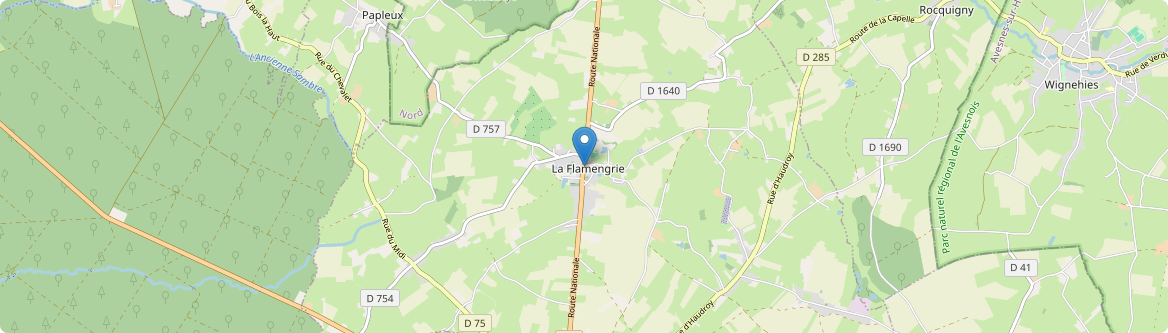 Flamengrie - Carte