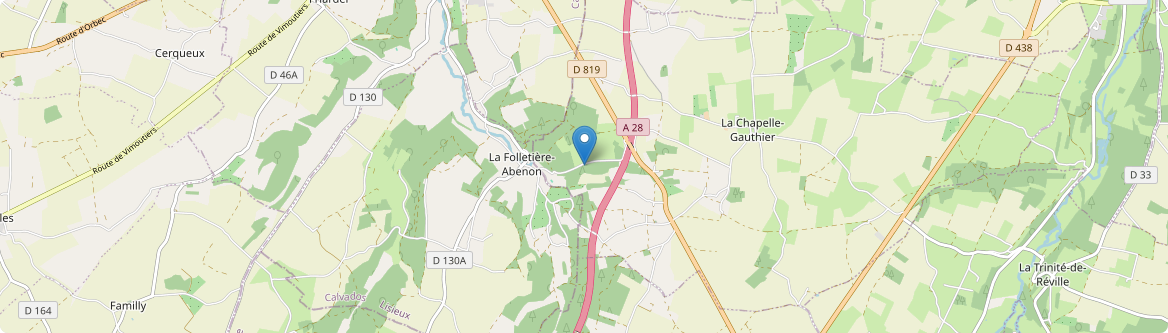 Folletière-Abenon - Carte