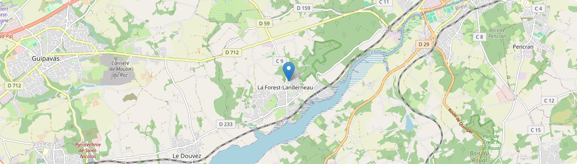 Forest-Landerneau - Carte