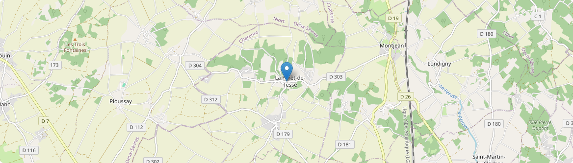 Forêt-de-Tessé - Carte