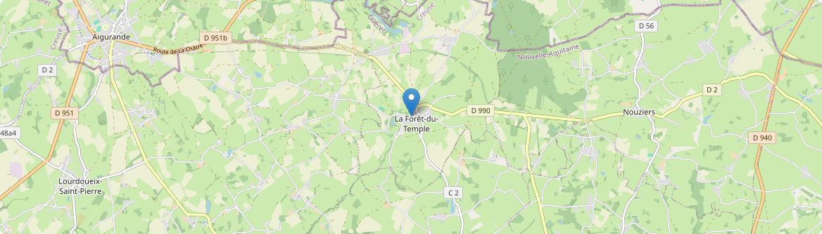 Forêt-du-Temple - Carte