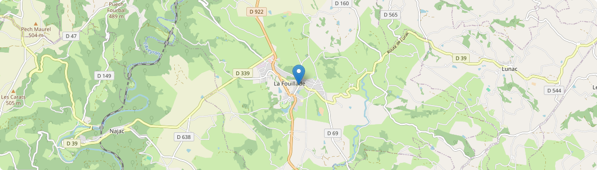 Fouillade - Carte