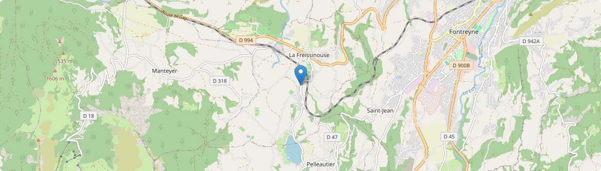 Freissinouse - Carte