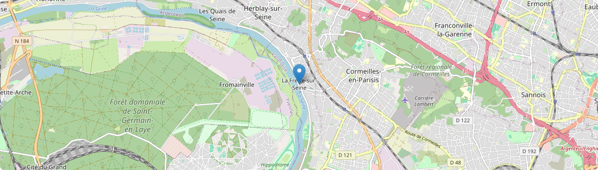 Frette-sur-Seine - Carte