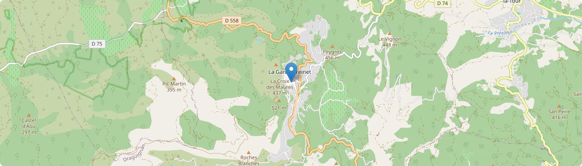 Garde-Freinet - Carte