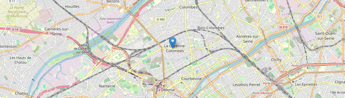Garenne-Colombes - Carte