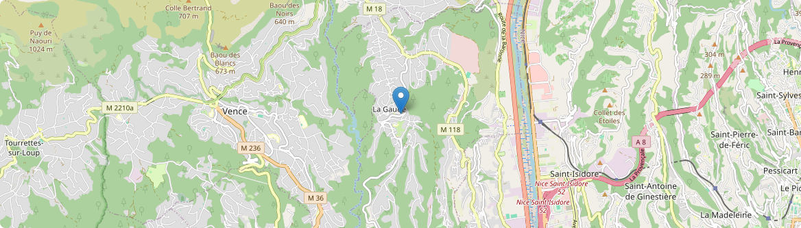 Gaude - Carte