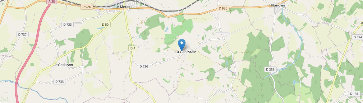 Genevraie - Carte