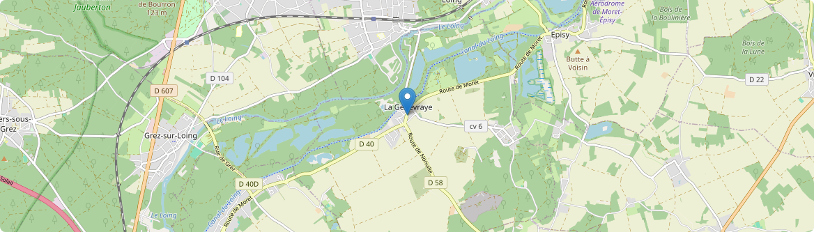 Genevraye - Carte
