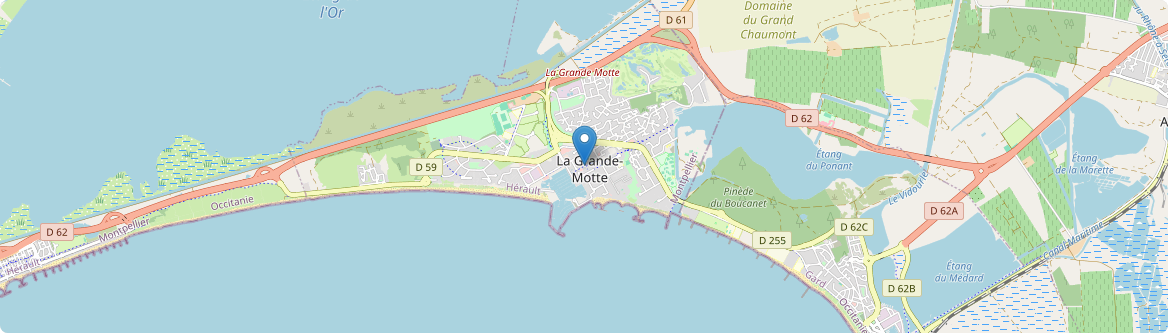 Grande-Motte - Carte
