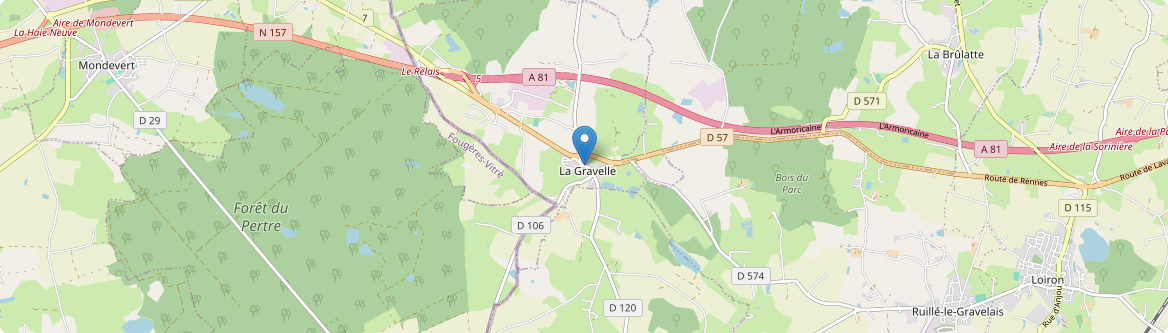 Gravelle - Carte