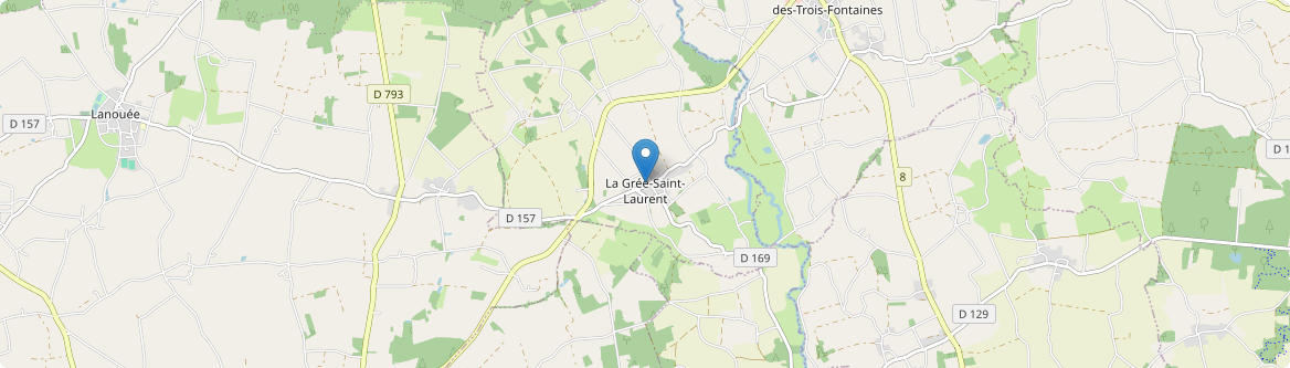 Grée-Saint-Laurent - Carte
