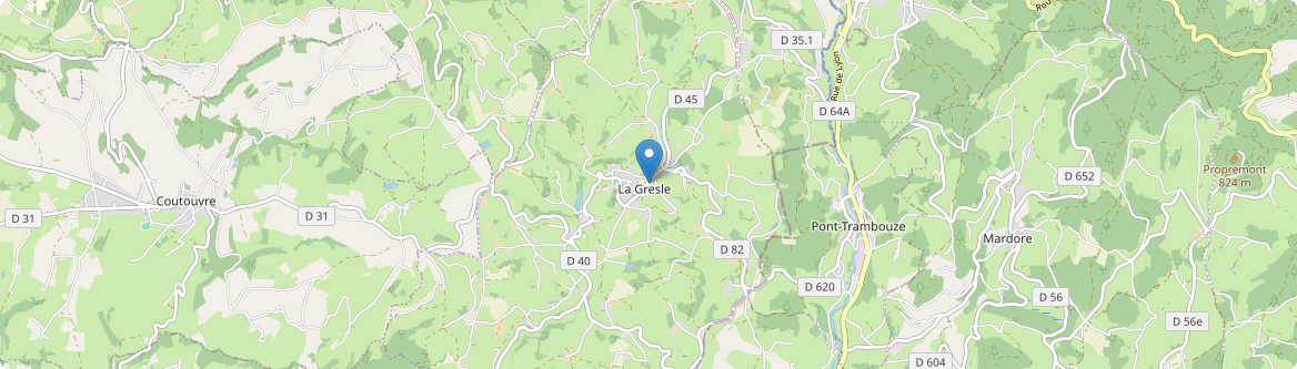 Gresle - Carte