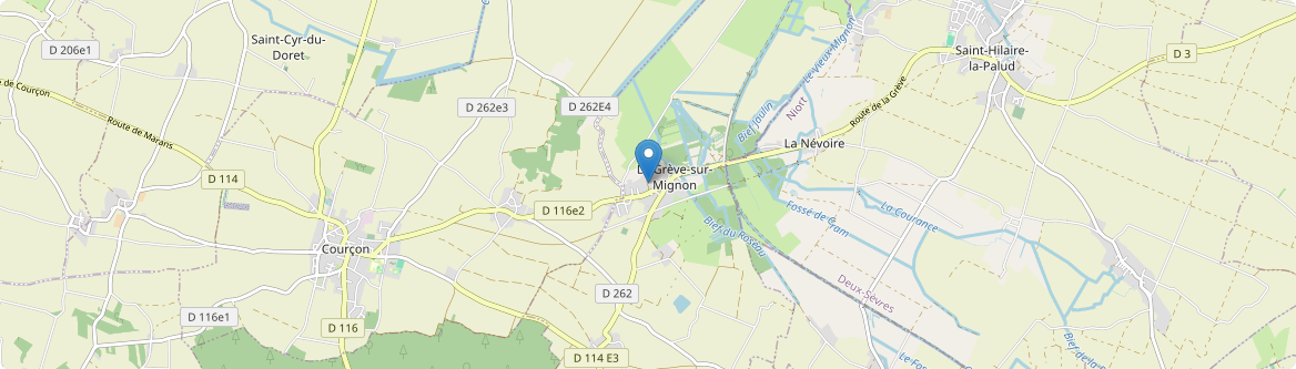 Grève-sur-Mignon - Carte