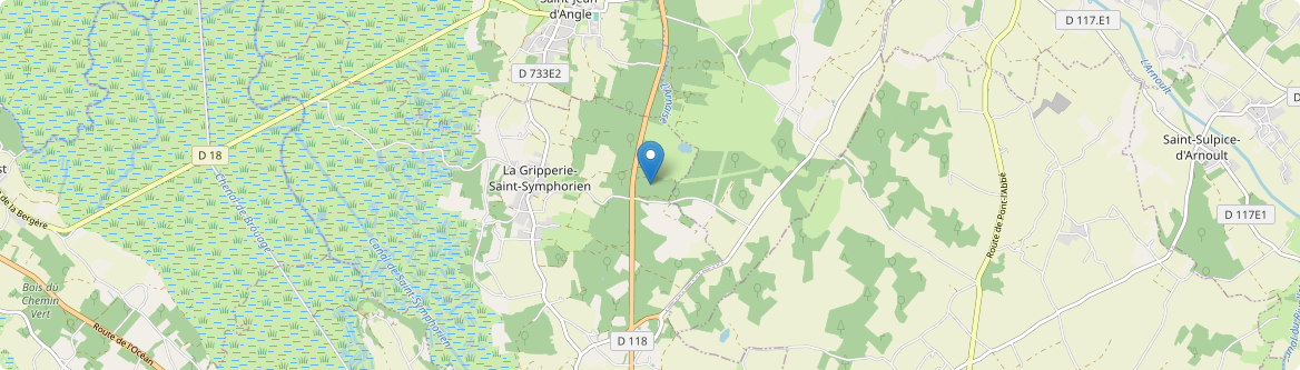 Gripperie-Saint-Symphorien - Carte