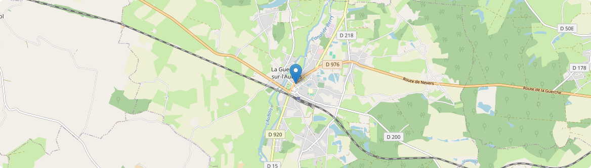 Guerche-sur-l'Aubois - Carte