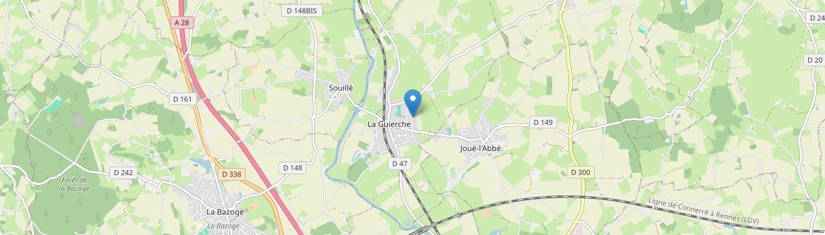 Guierche - Carte
