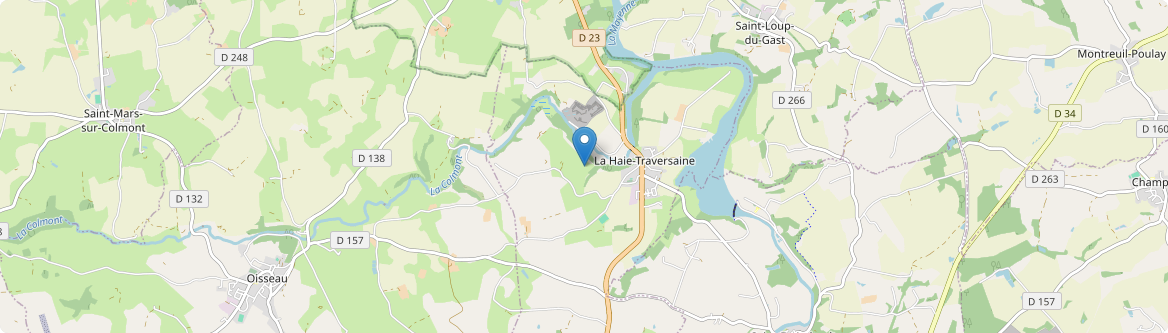 Haie-Traversaine - Carte