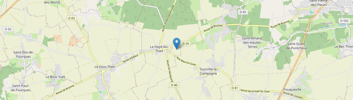 Haye-du-Theil - Carte