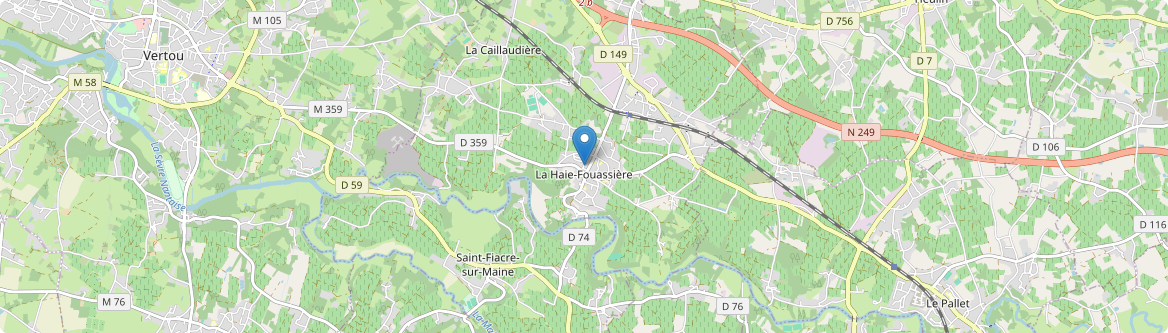 Haie-Fouassière - Carte