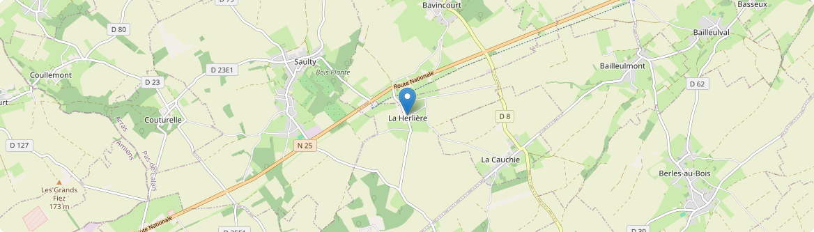 Herlière - Carte